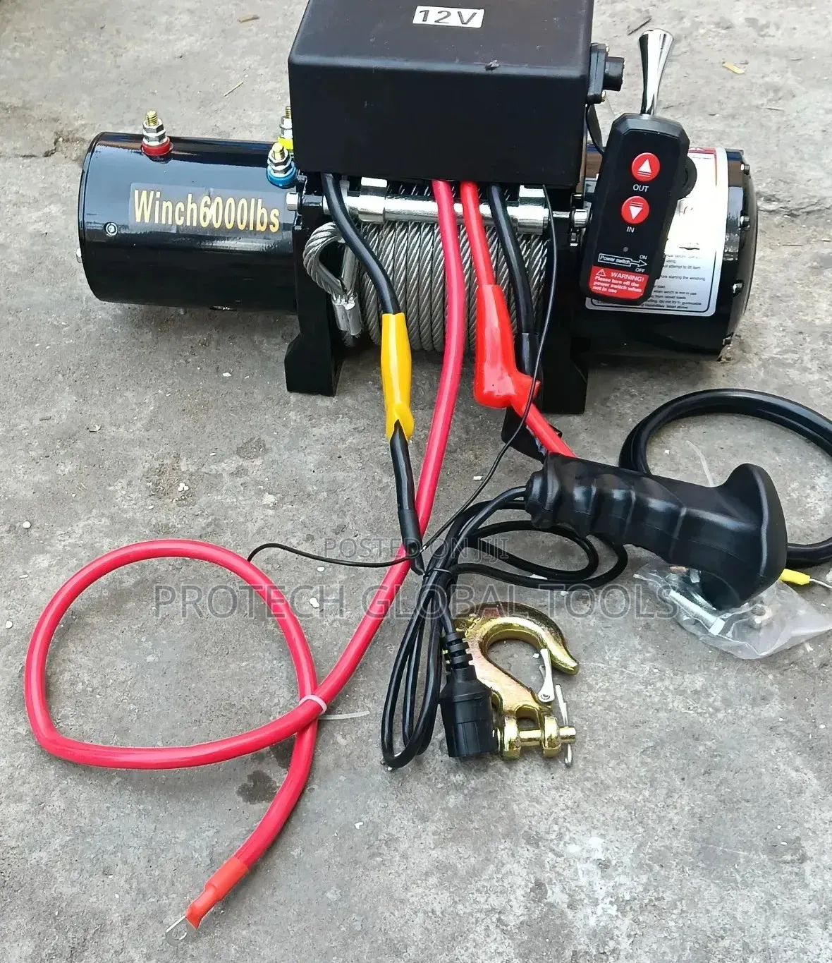 12v 6000lbs Winch