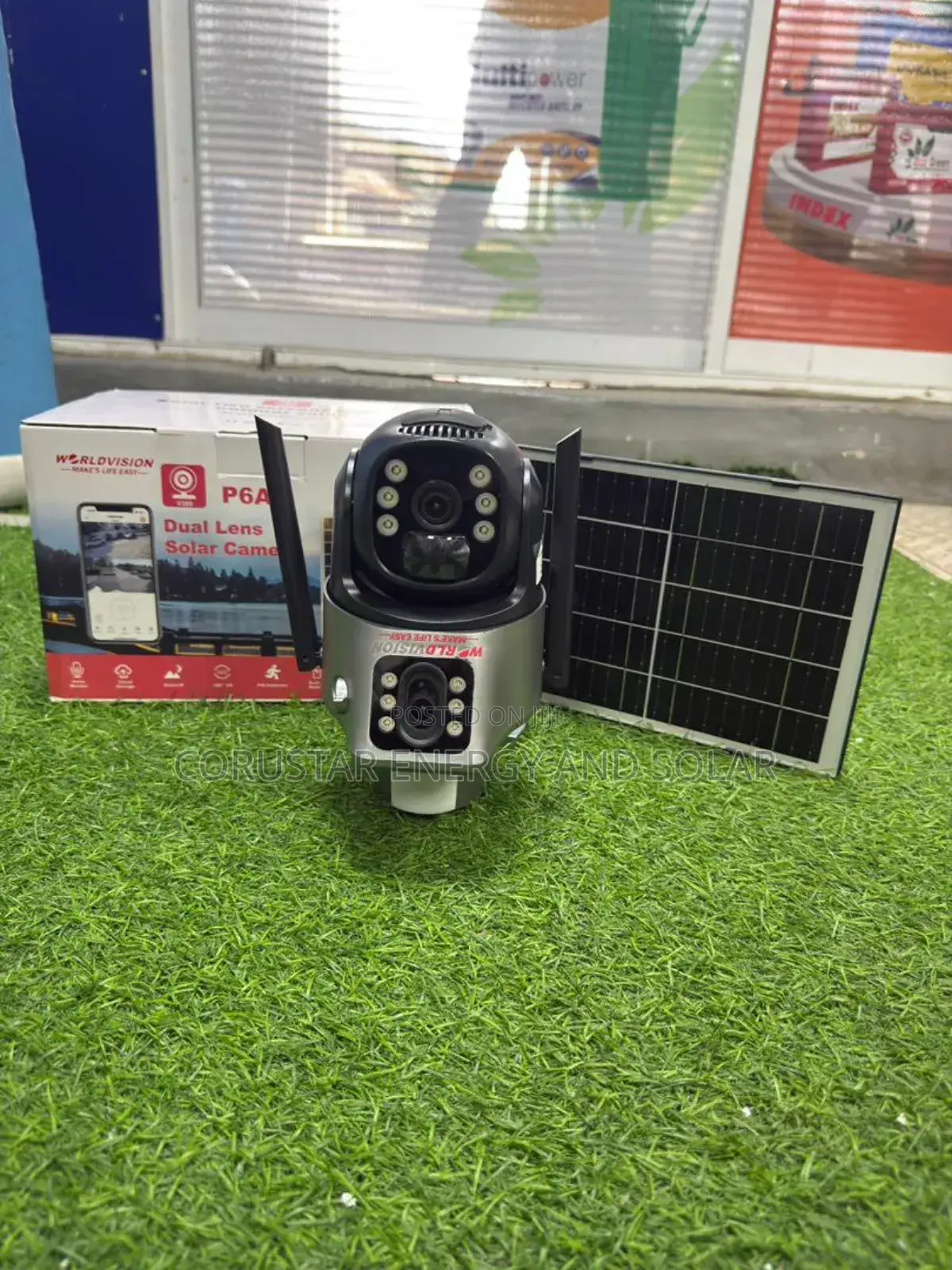 P6a Dual Lens Solar Camera