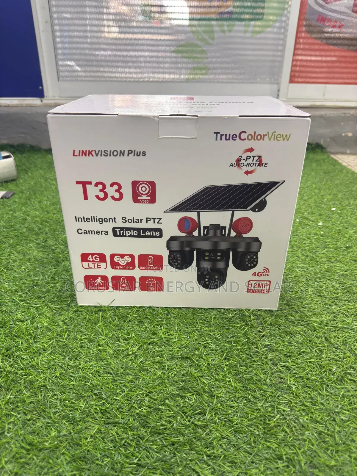 T33 Intelligent Solar PTZ Camera Triple Lens