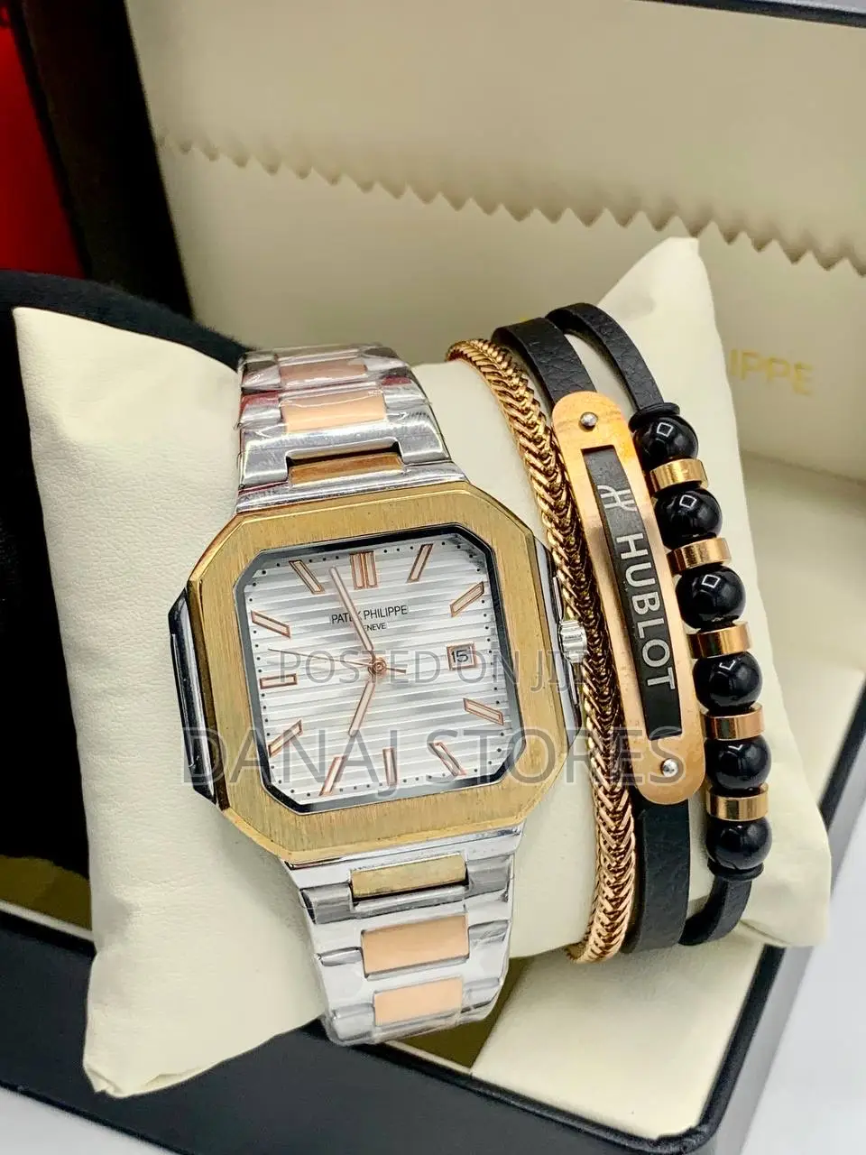 Squared Face Patek Philippe Affordable Watch Set