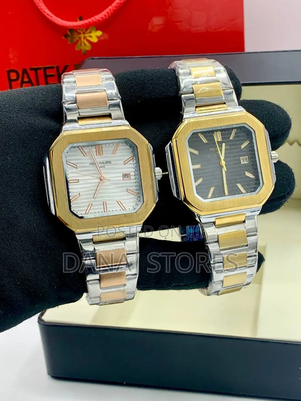 Squared Face Patek Philippe Affordable Watch Set