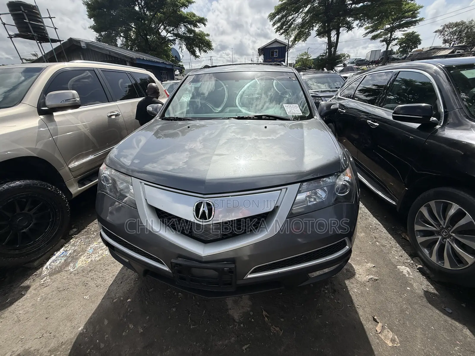 Acura MDX Advance Package SUV AWD (3.7L 6cyl 6A) 2012 Gray