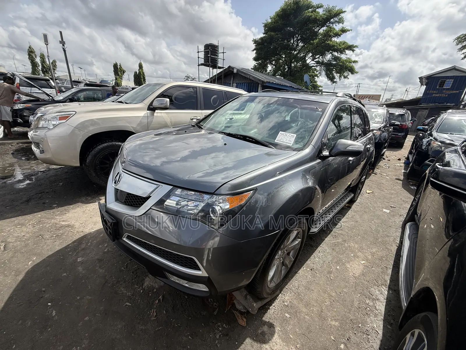 Acura MDX Advance Package SUV AWD (3.7L 6cyl 6A) 2012 Gray