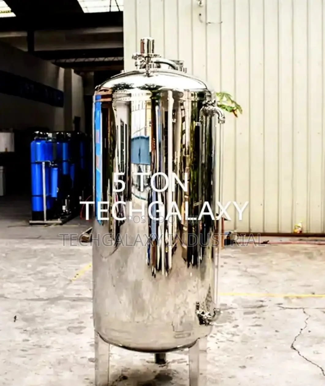 5000 L/H Imported Stainless Water Treatment Plant - 5 Ton