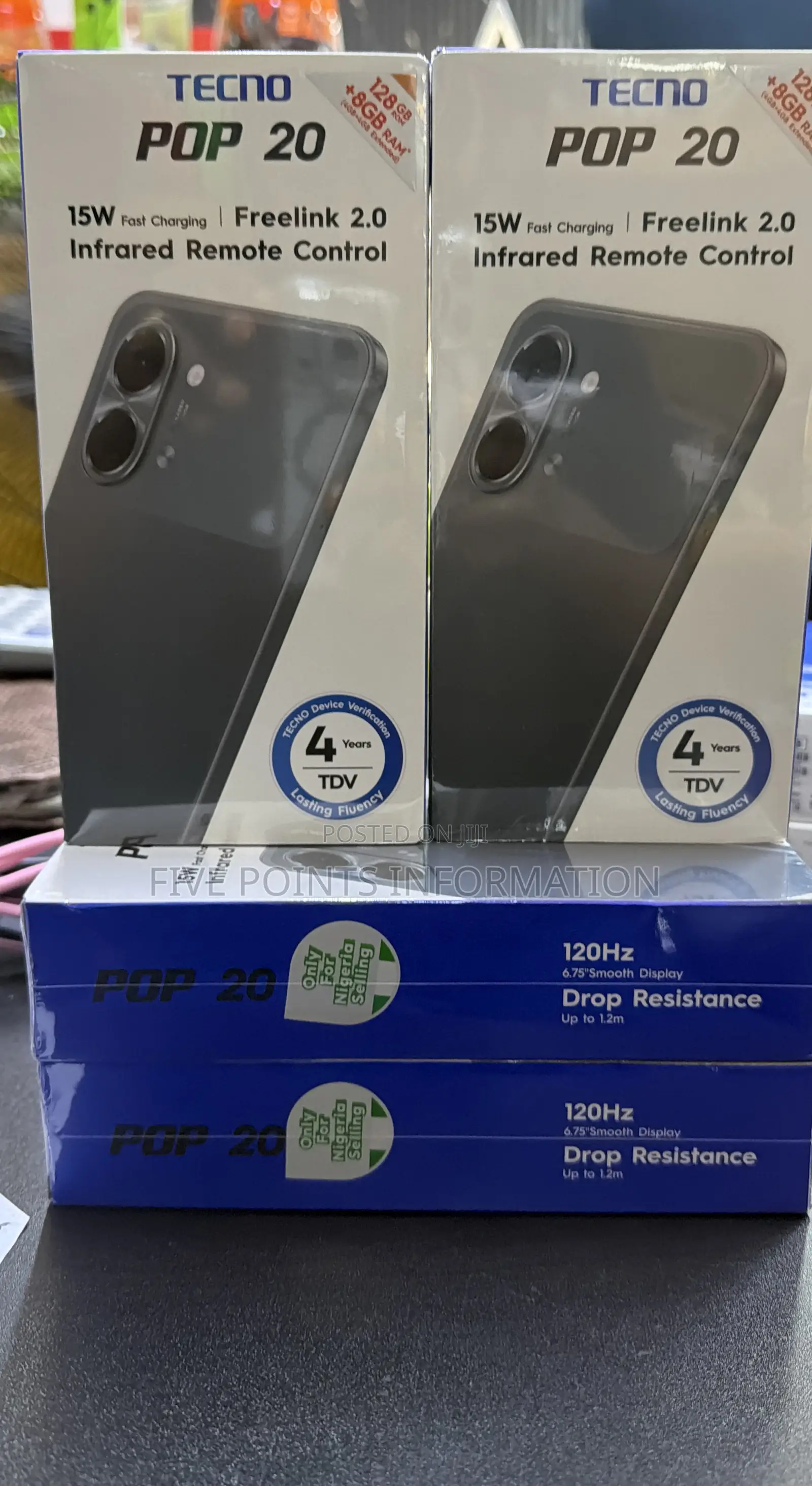 New Tecno Pop 20 128 GB Blue