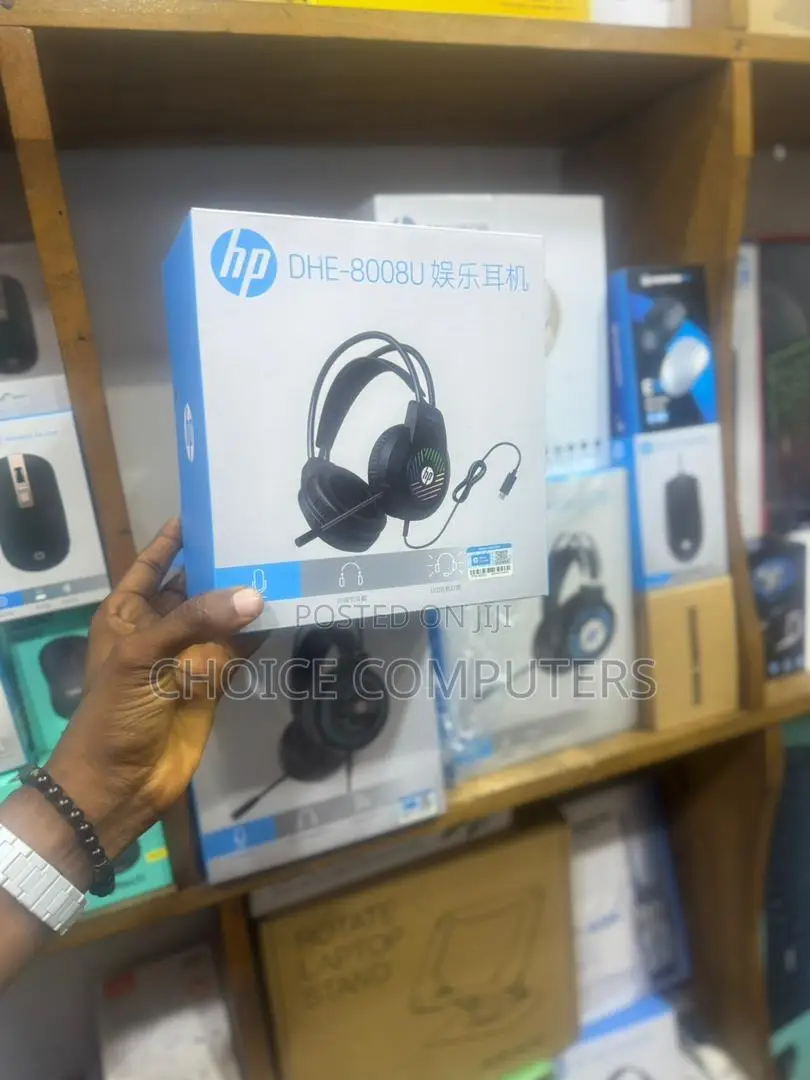 Hp Dhe-8008u Wired Gaming Headset RGB Lighting for Pc/Ps4/Xbox/Mobile