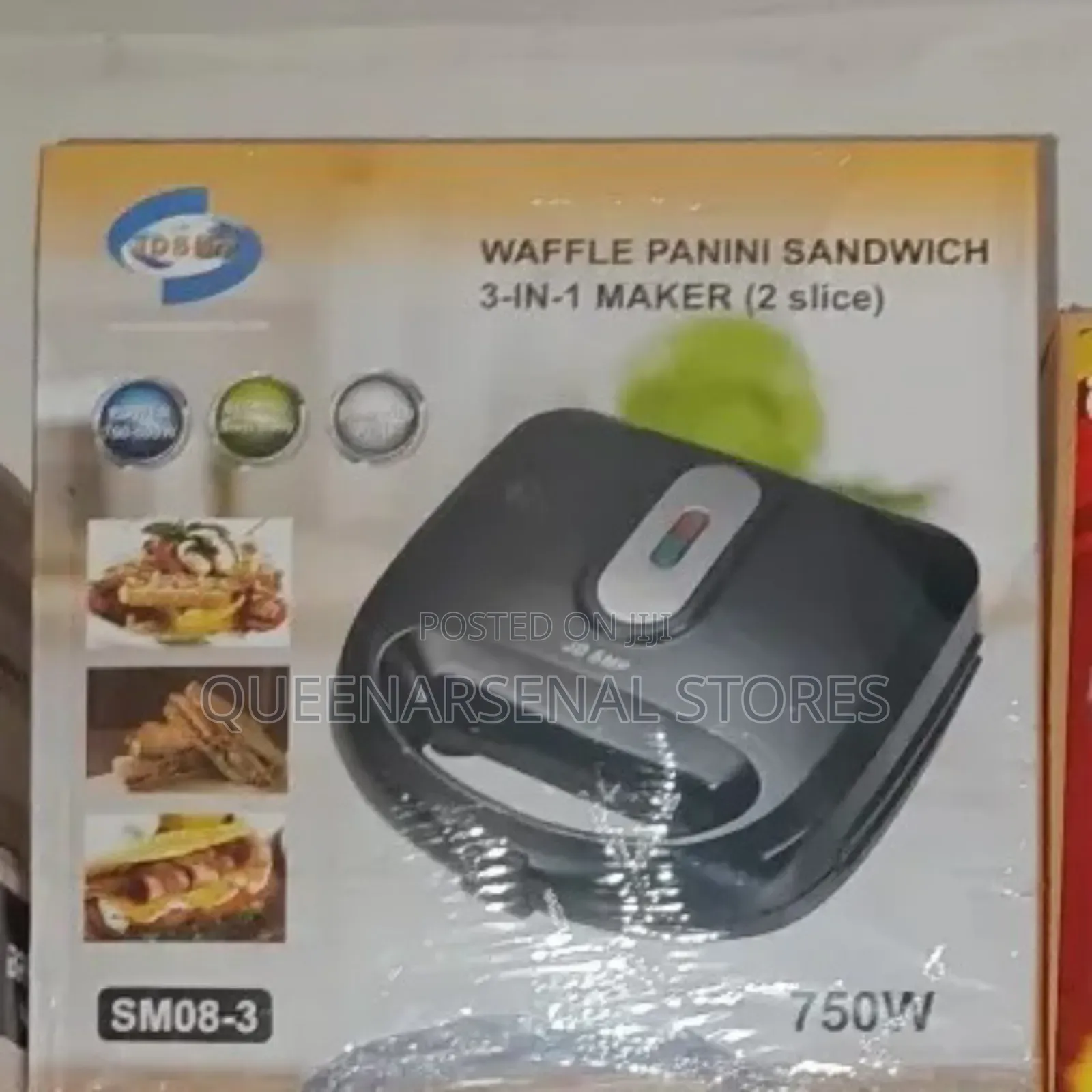 3in1 Waffle, Panini, Sandwich Maker