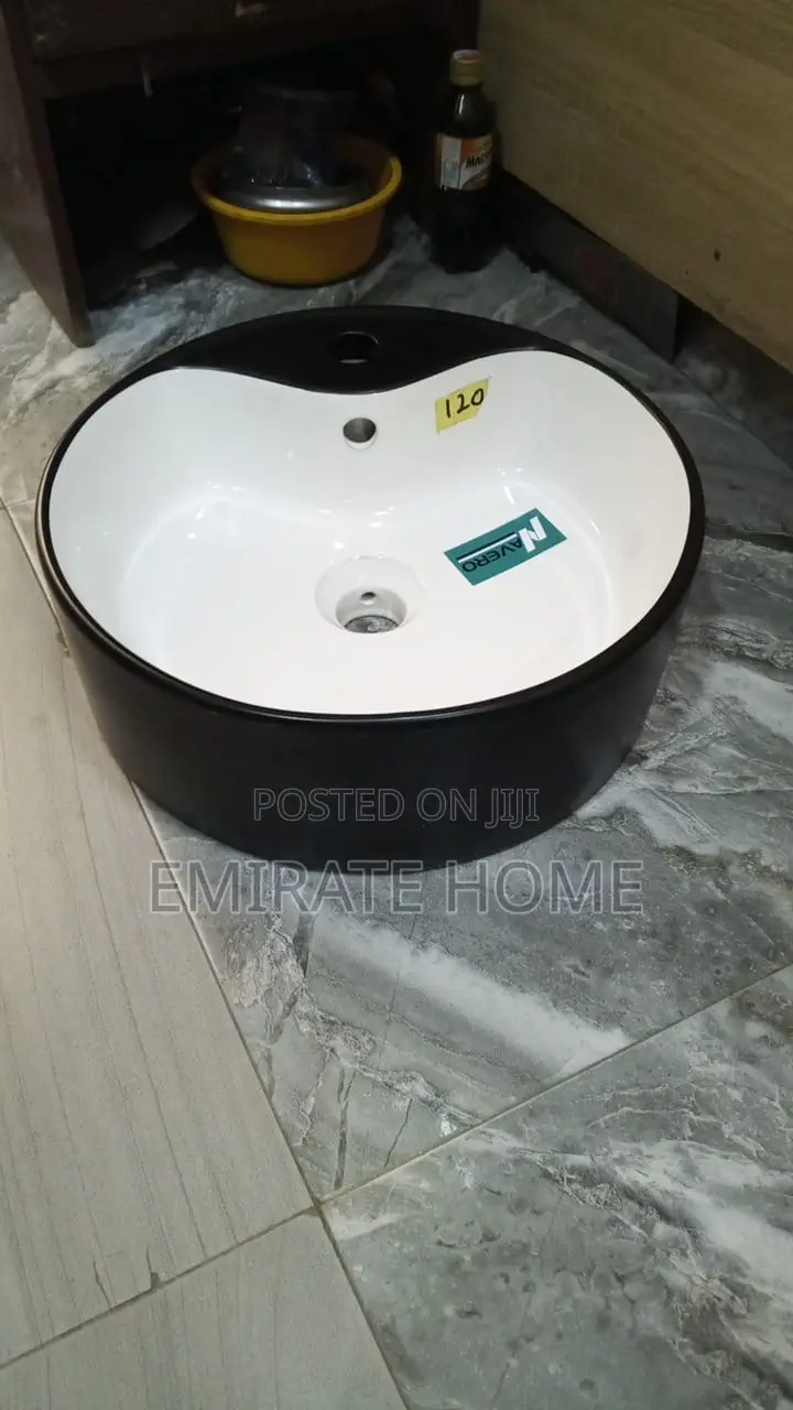 Black Countertop Wash Hand Basin