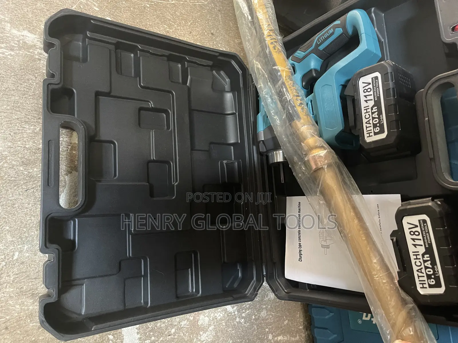118v 6.0amps Makita Battery Poker Vibrator Machine