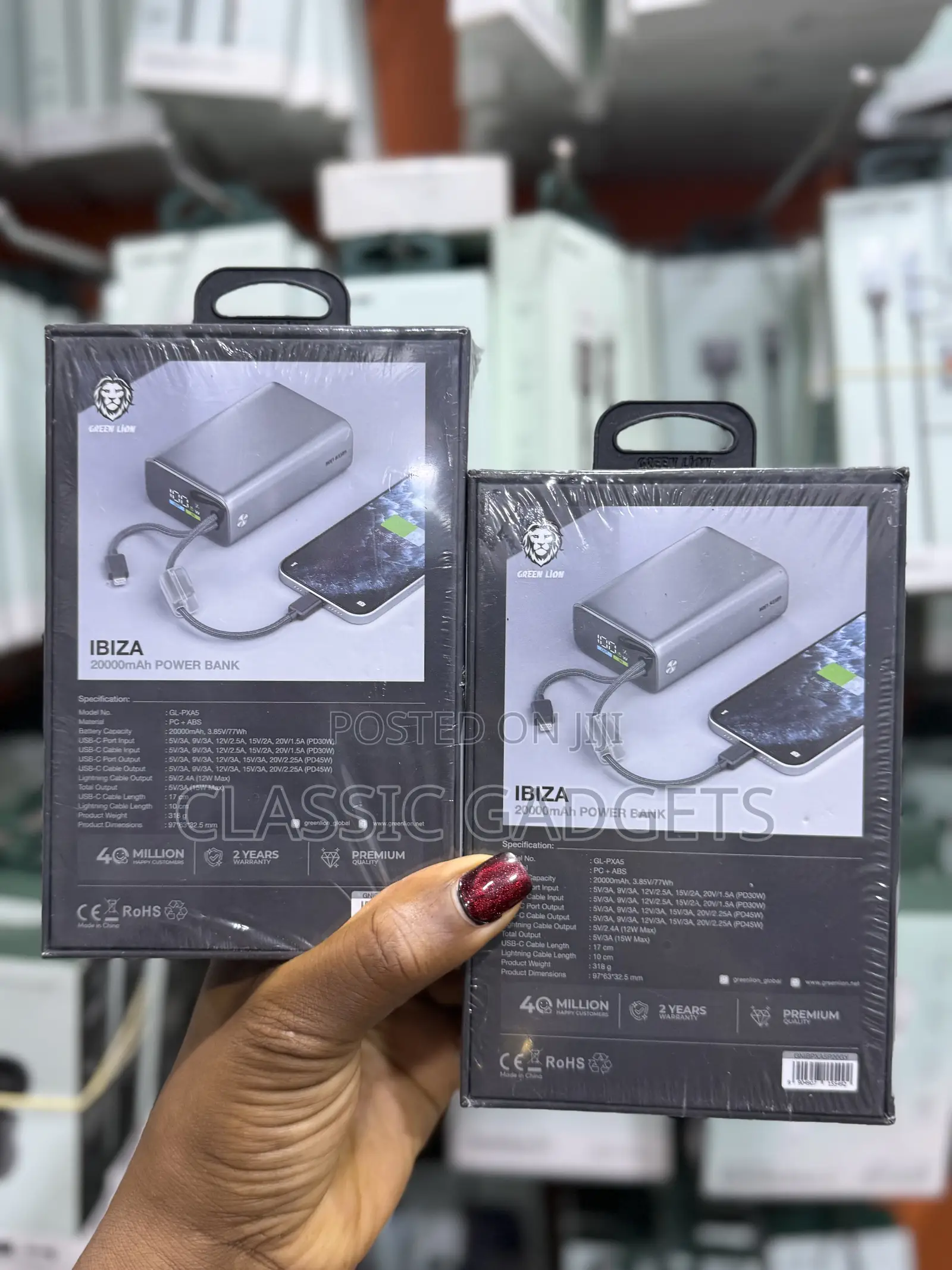 Green Lion Ibiza 10000mah Power Bank 35w