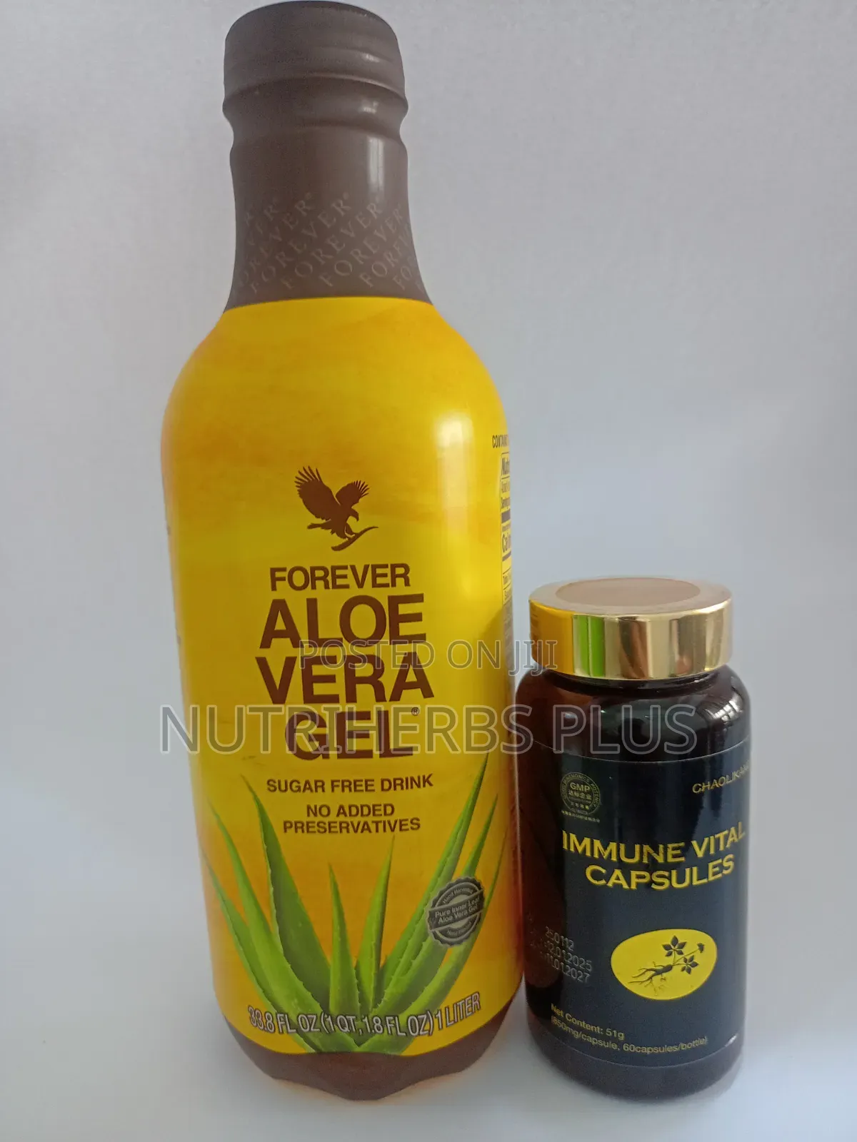 Forever Aloe Vera Gel and Norland Immune Vital Capsules:System Booster
