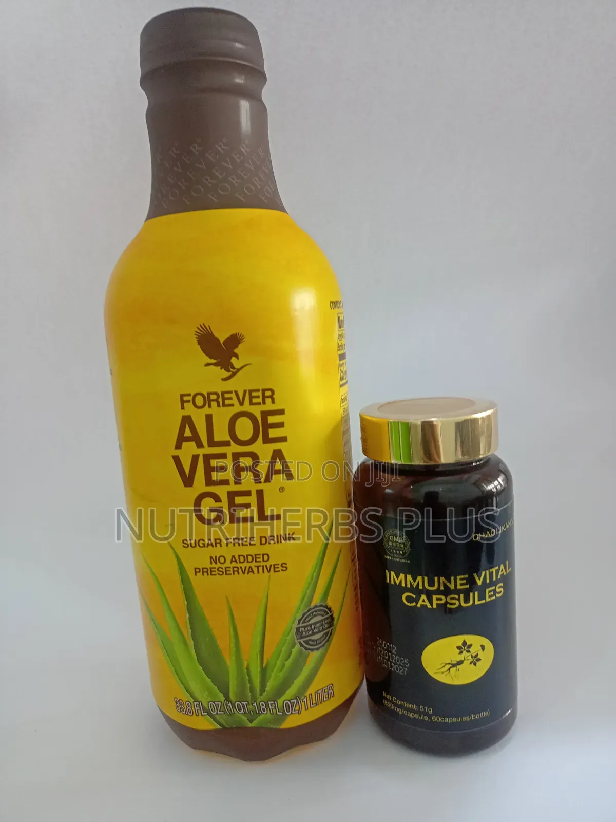 Forever Aloe Vera Gel and Norland Immune Vital Capsules:System Booster