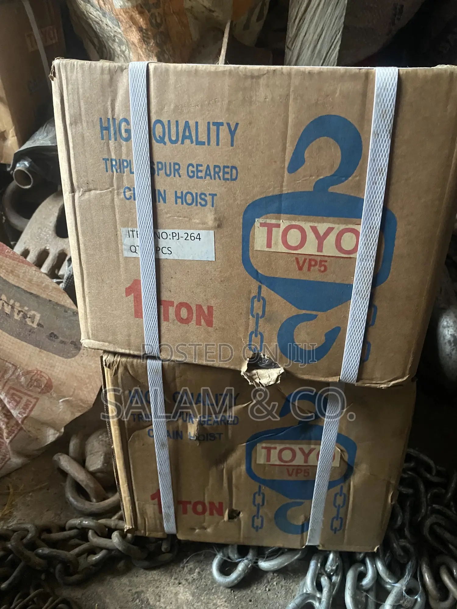 1 Ton Toyo Manual Chain Block – Heavy Duty Hand Chain Hoist