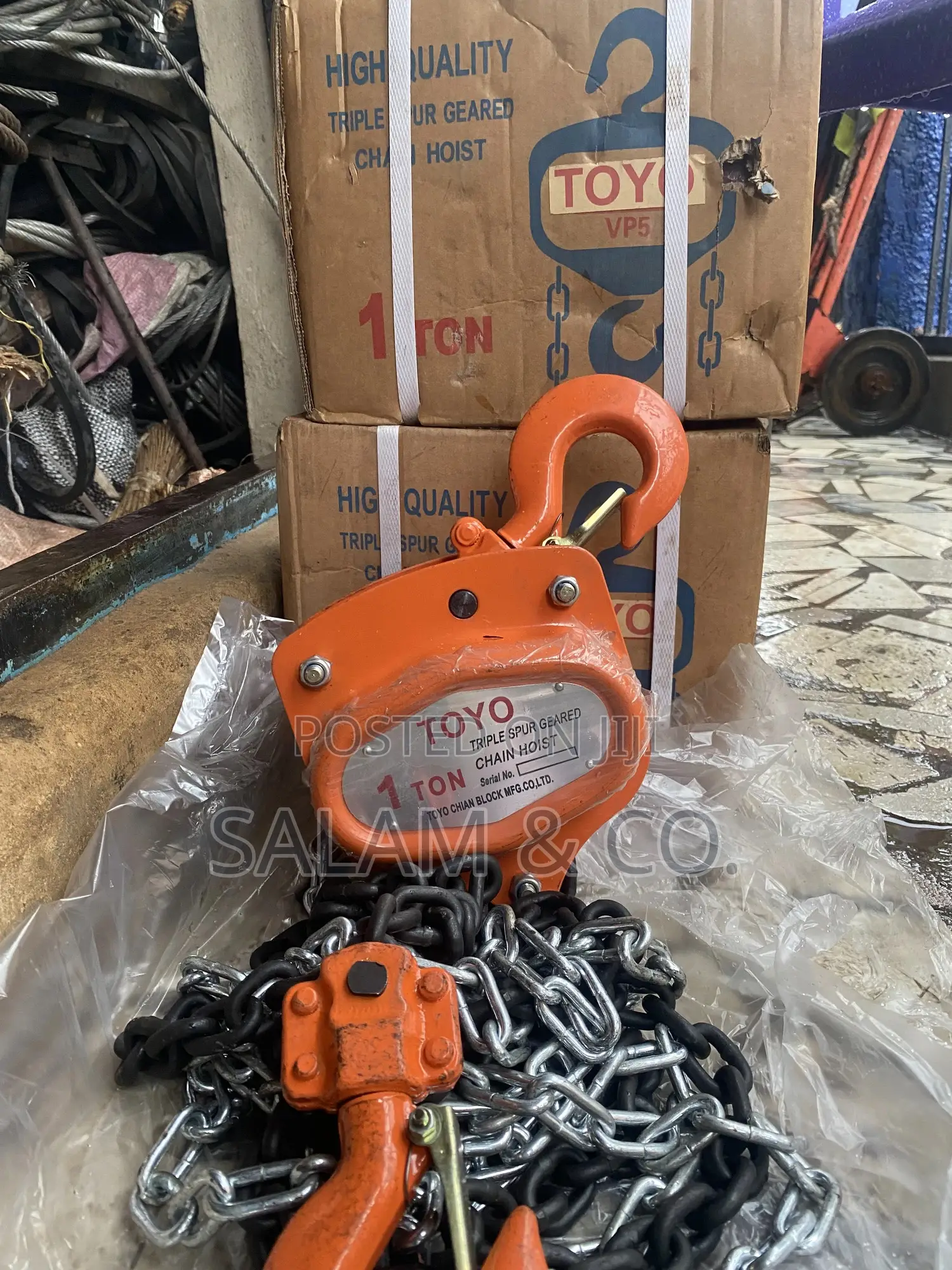 1 Ton Toyo Manual Chain Block – Heavy Duty Hand Chain Hoist