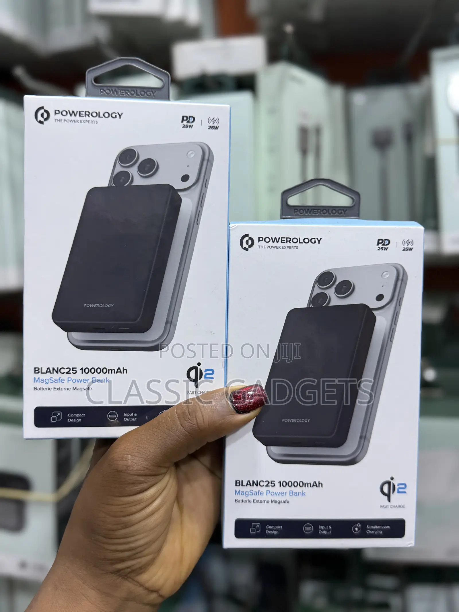 Powerology Blanc25 10000mah Magsafe Power Bank