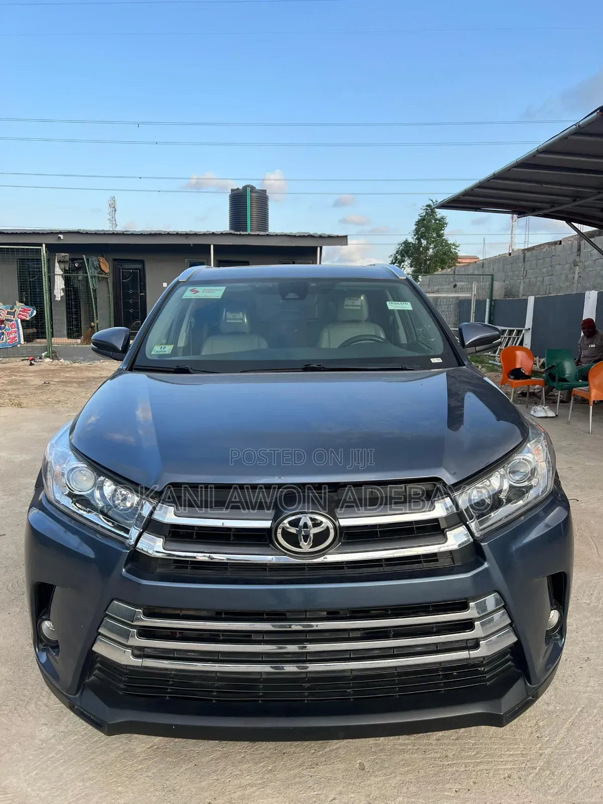 Toyota Highlander XLE 4x4 V6 (3.5L 6cyl 8A) 2017 Blue
