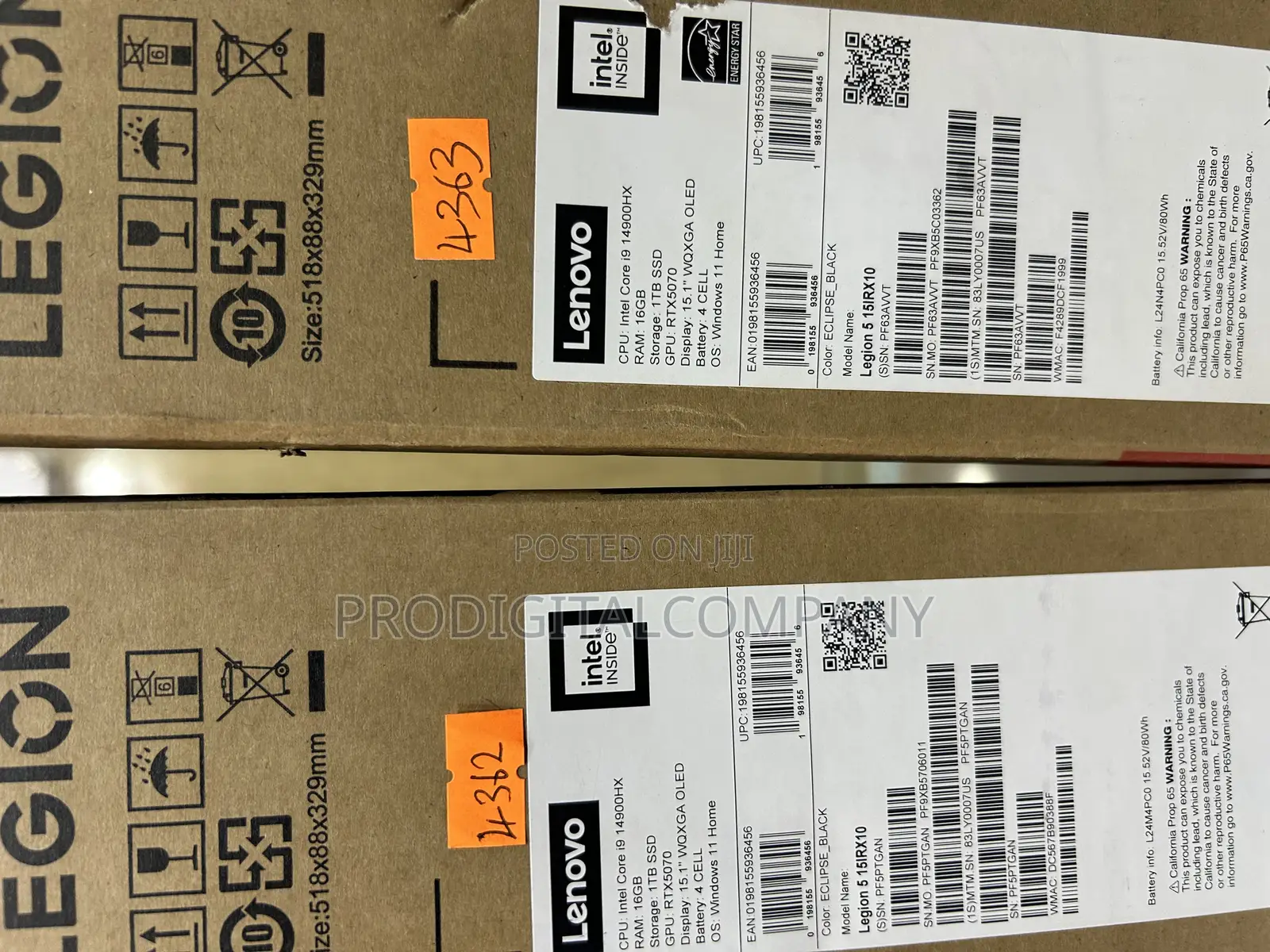 New Laptop Lenovo Legion 5 16GB Intel Core i9 SSD 1T