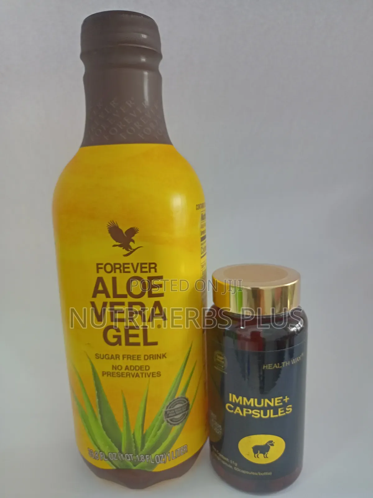 Forever Aloe Vera Gel and Healthway Immune Plus Capsules