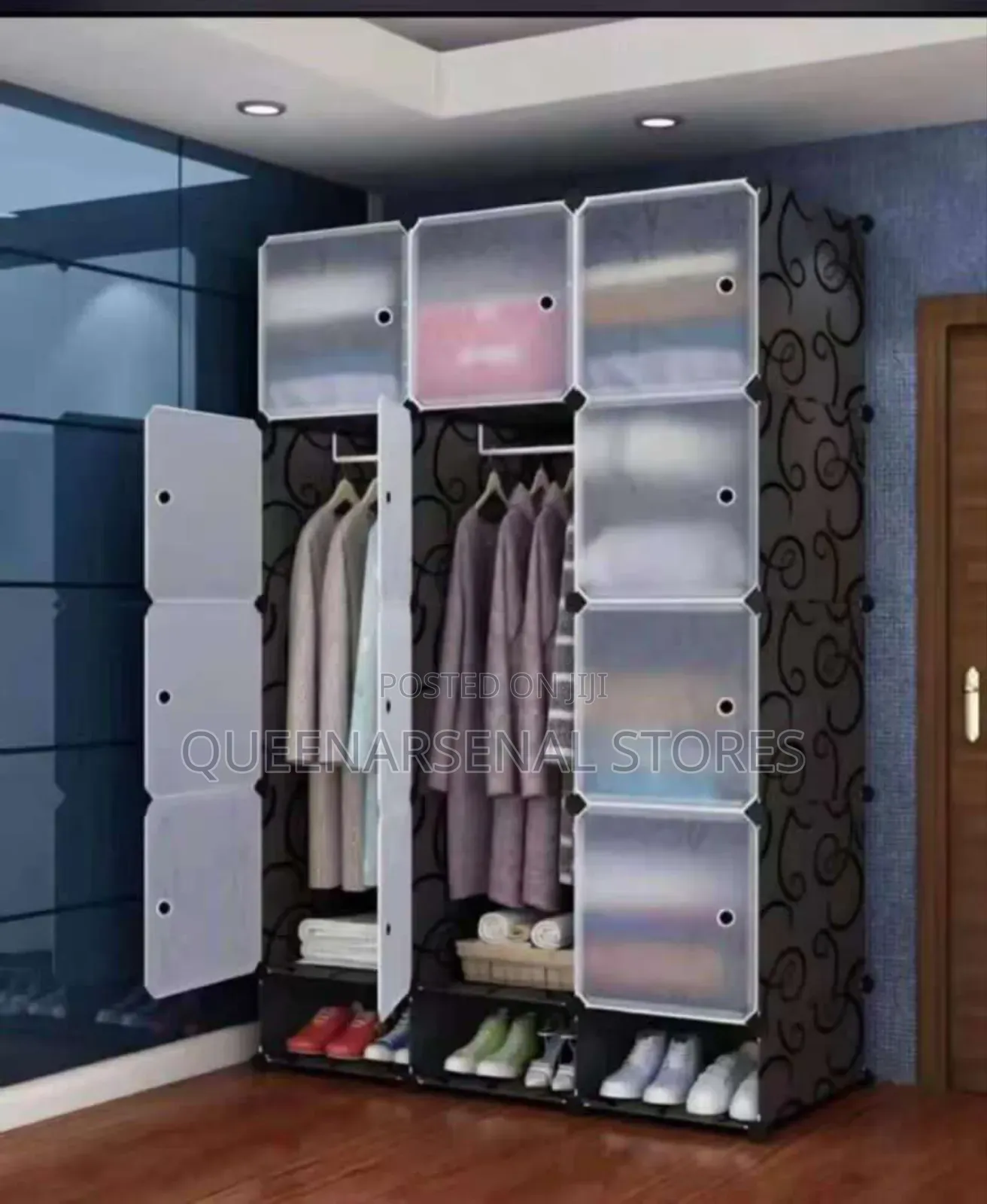 3 Partition Wardrobe