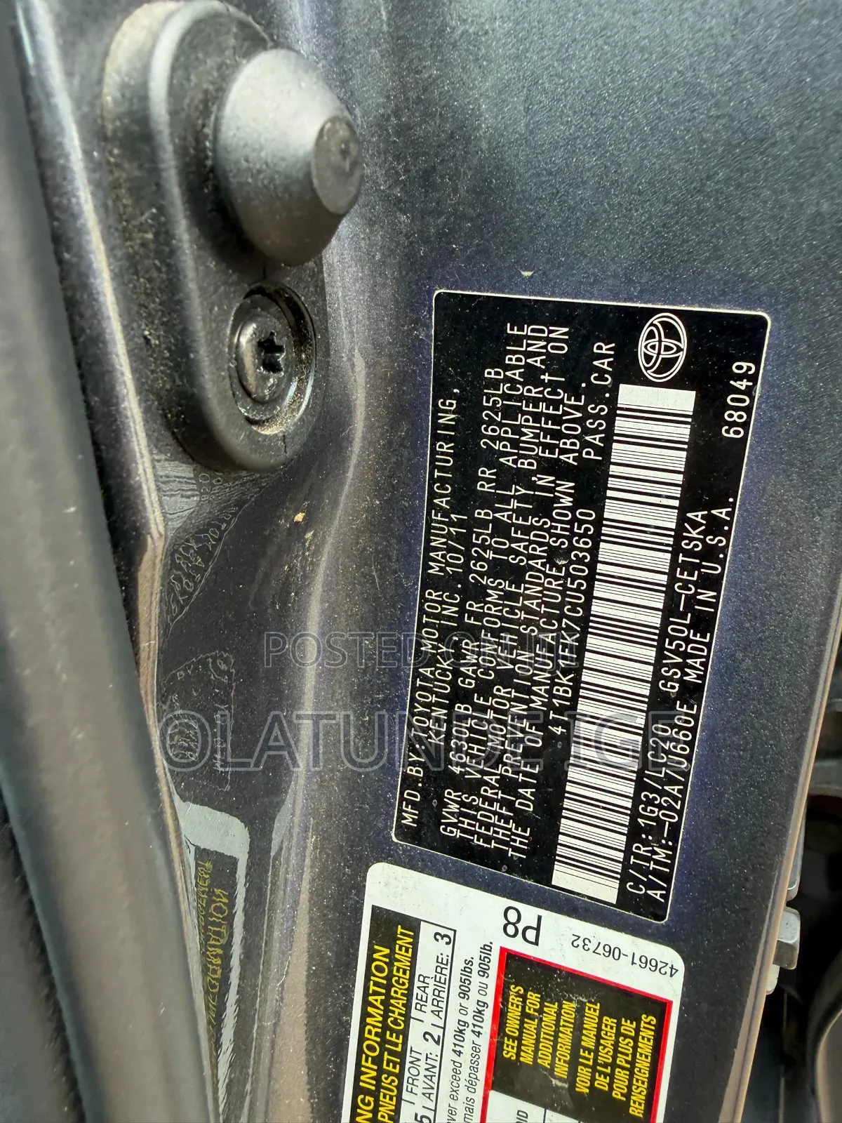 Toyota Camry SE V6 4dr Sedan (3.5L 6cyl 6A) 2013 Gray