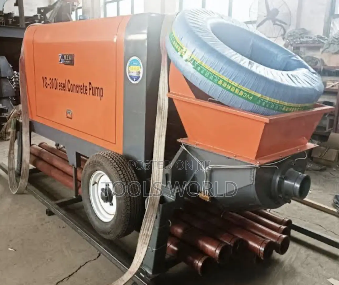 Professional Diesel Concrete Pump – 20 Cubic High Efficiency
