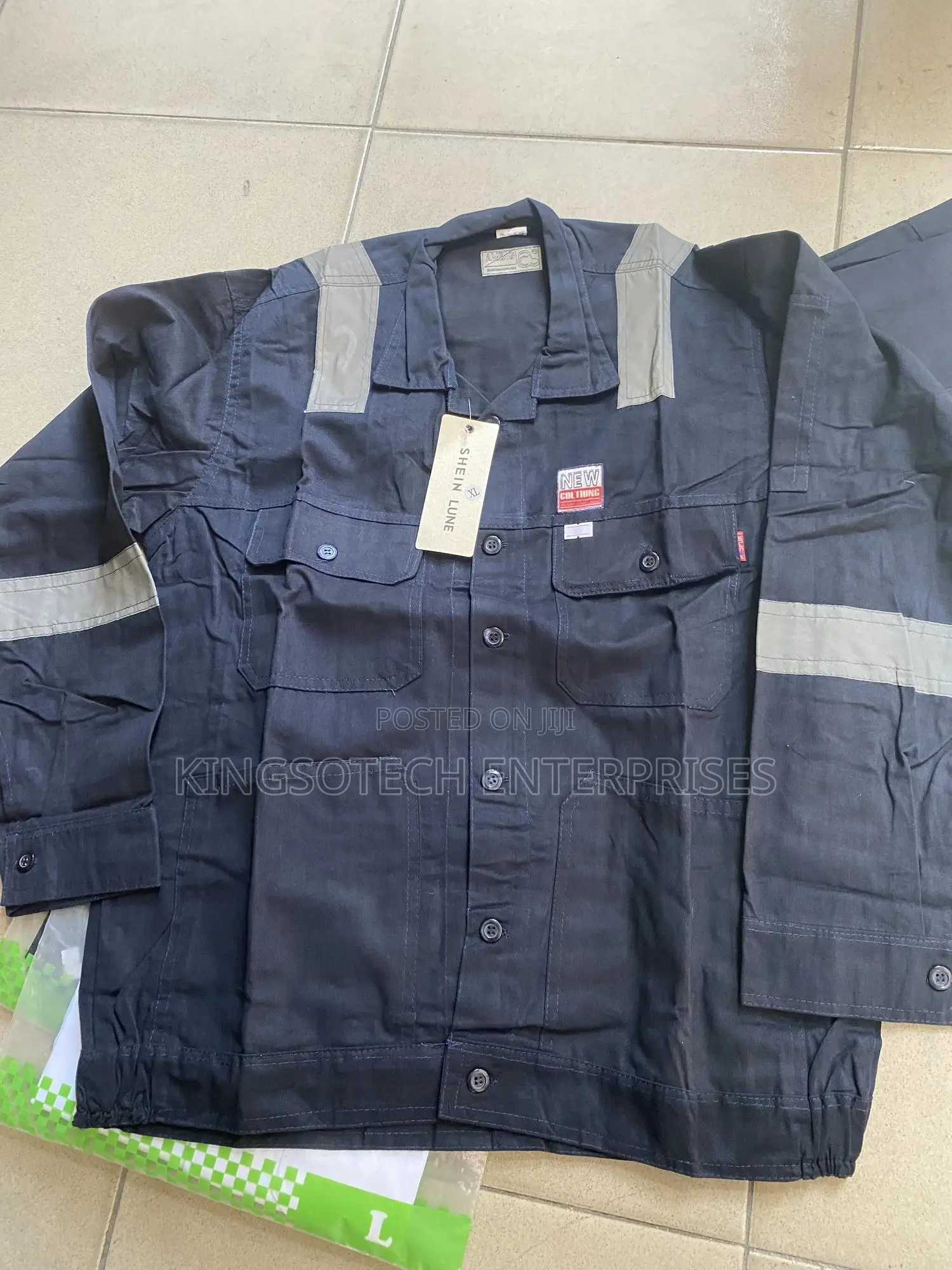 Navy Blue Up And Down Coverall Original