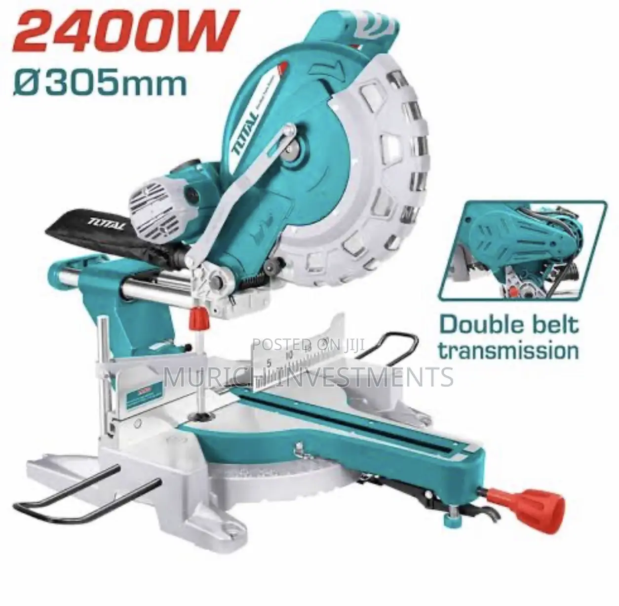 Total 2400w Sliding Mitre Saw 305mm 12”
