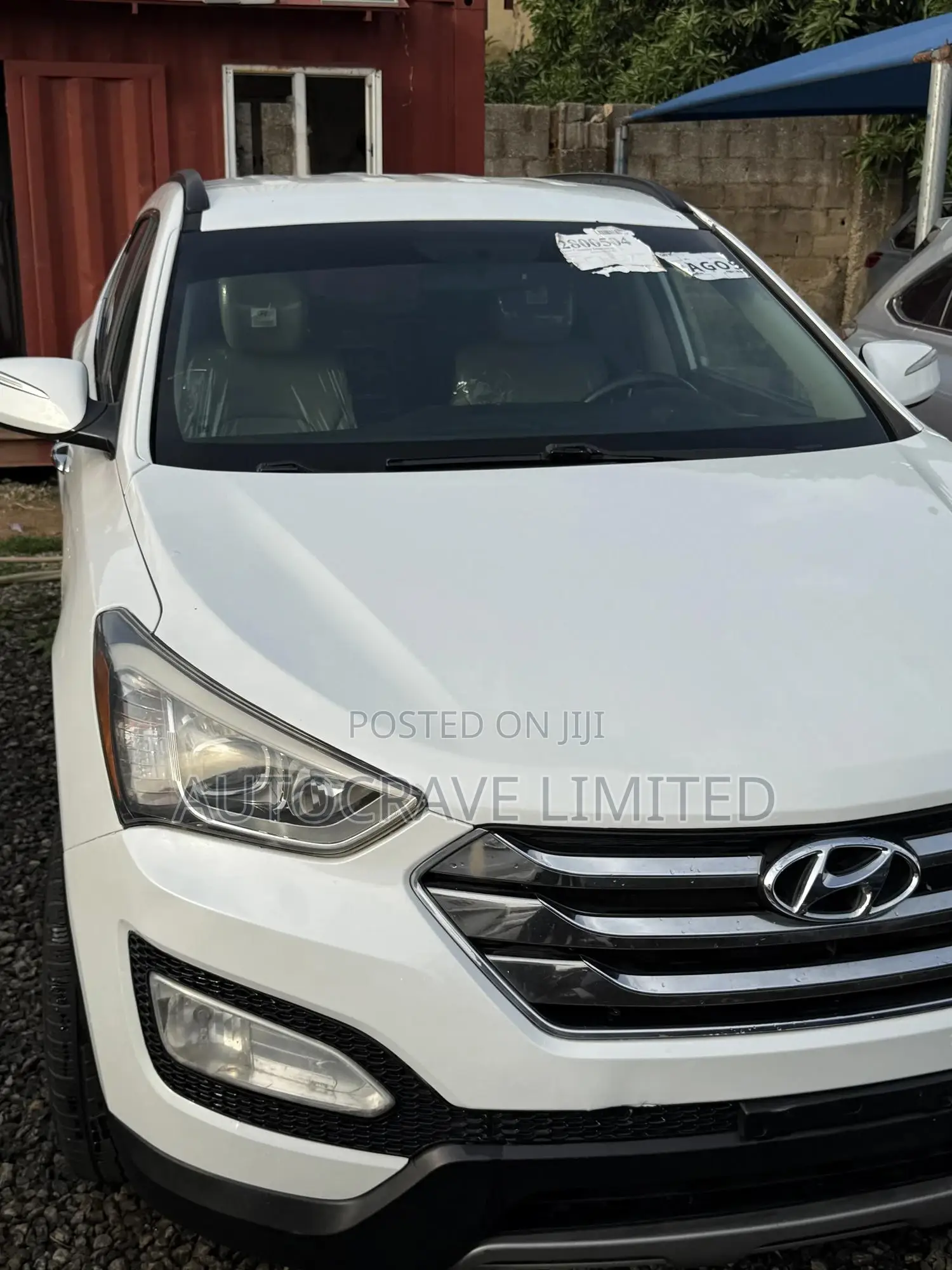 Hyundai Santa Fe Limited 4dr SUV (3.3L 6cyl 6A) 2014 White