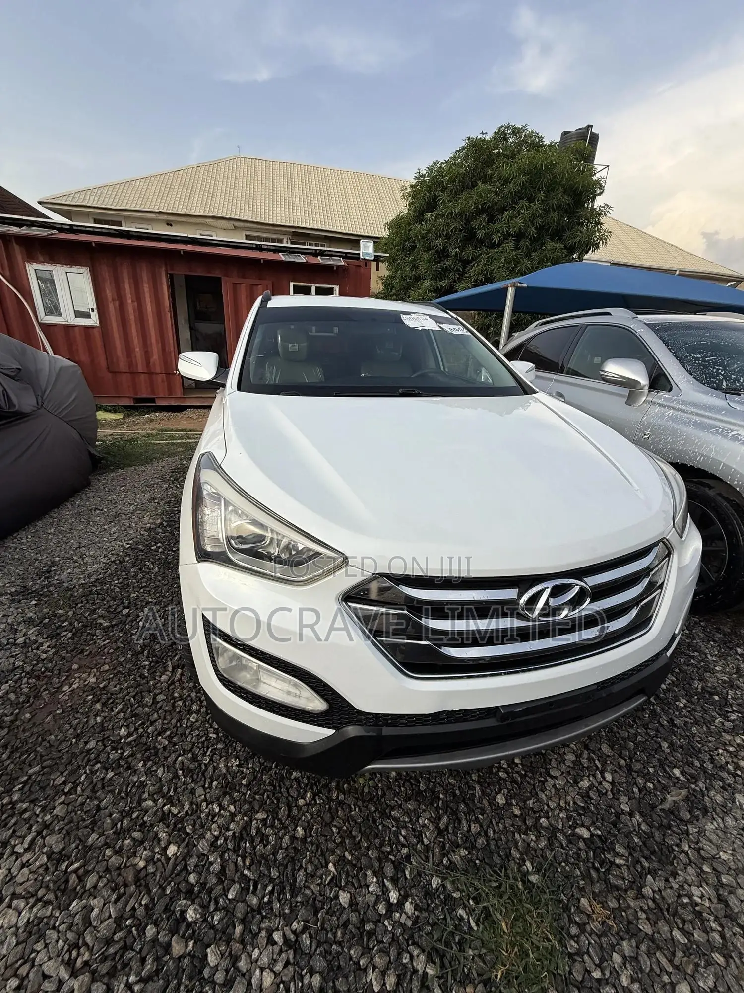 Hyundai Santa Fe Limited 4dr SUV (3.3L 6cyl 6A) 2014 White