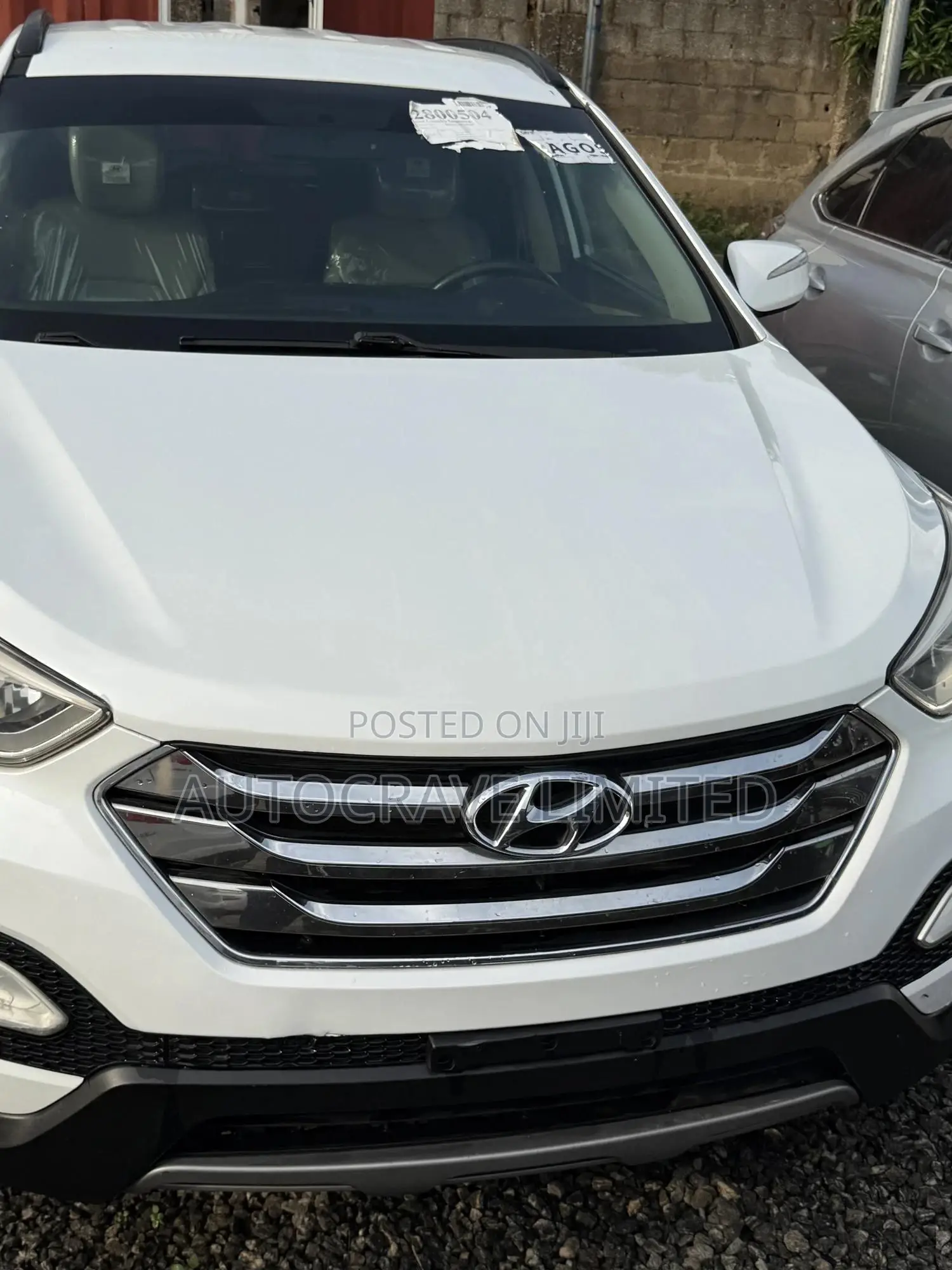 Hyundai Santa Fe Limited 4dr SUV (3.3L 6cyl 6A) 2014 White