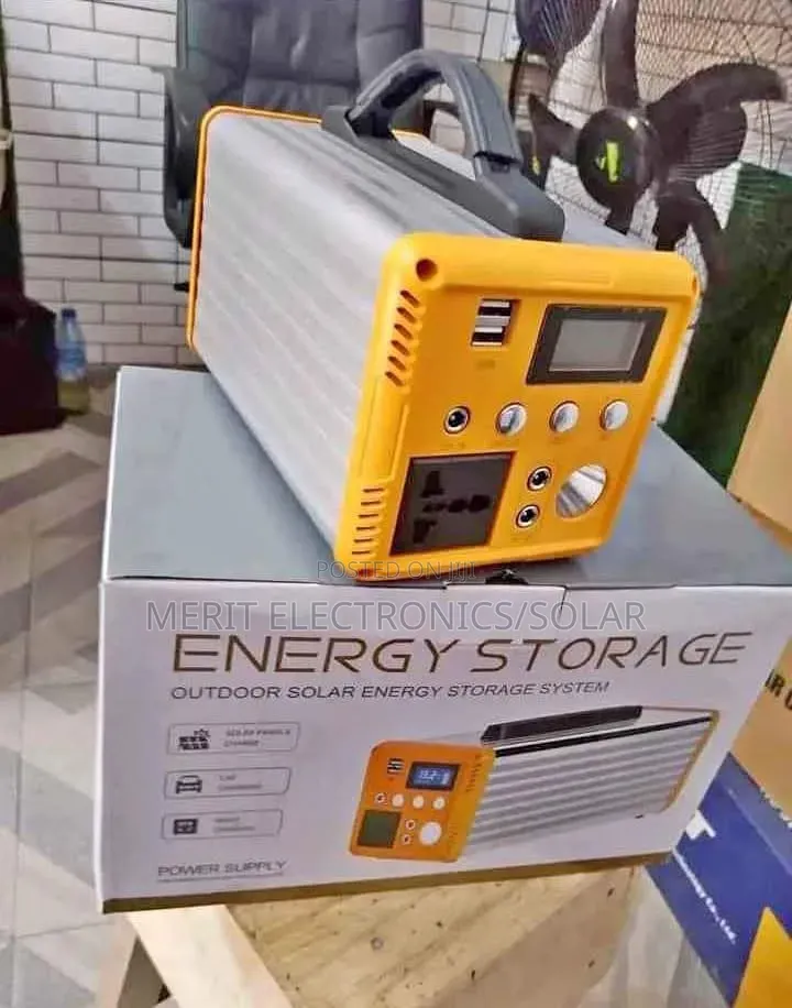300w Solar Generator With Panel And Bulb