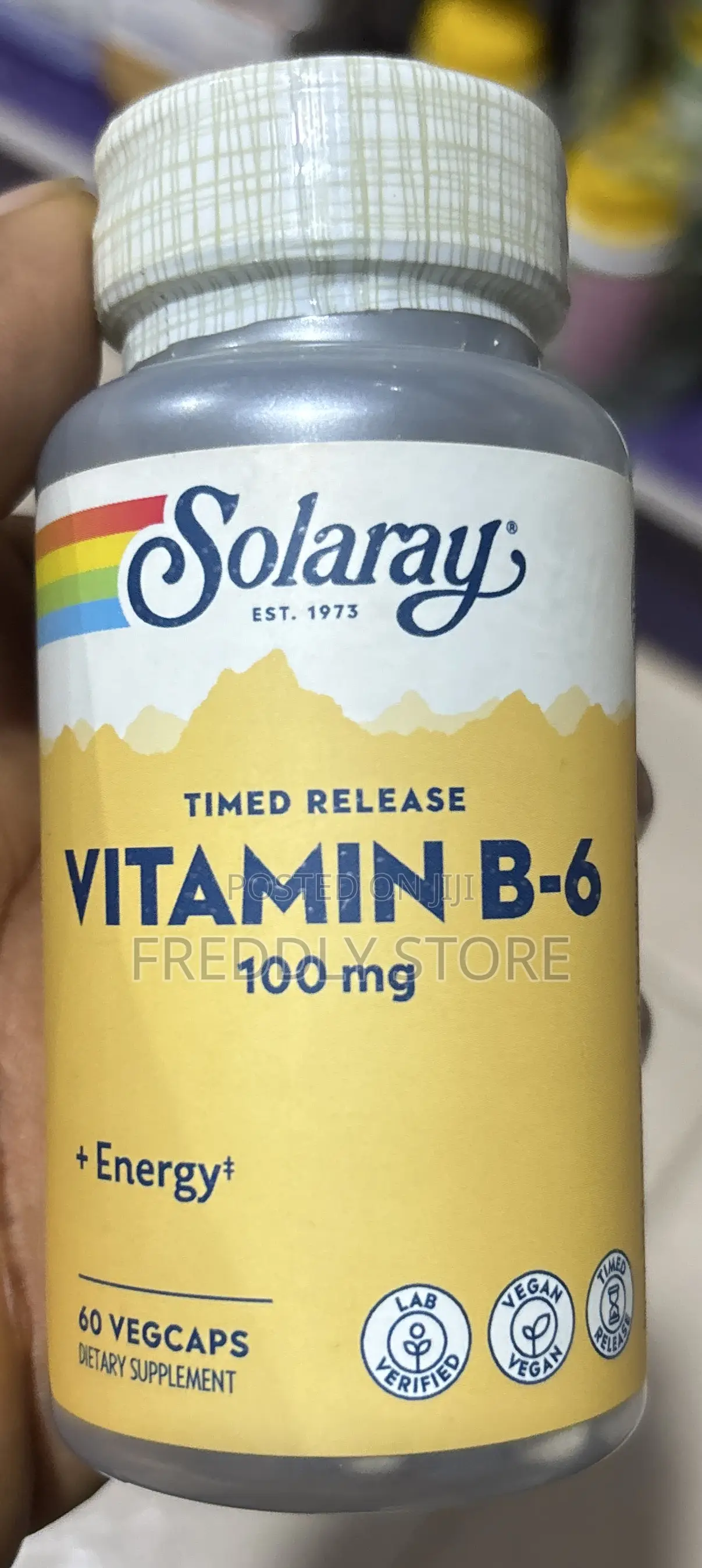 Vitamin B6 100mg Solaray