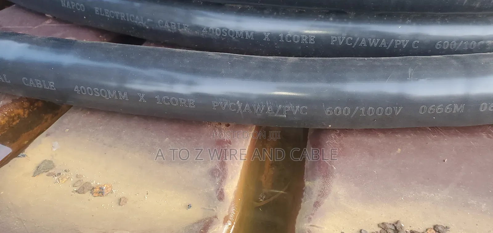 Premium 400mm2 1 Core PVC/Awa/PVC Cable