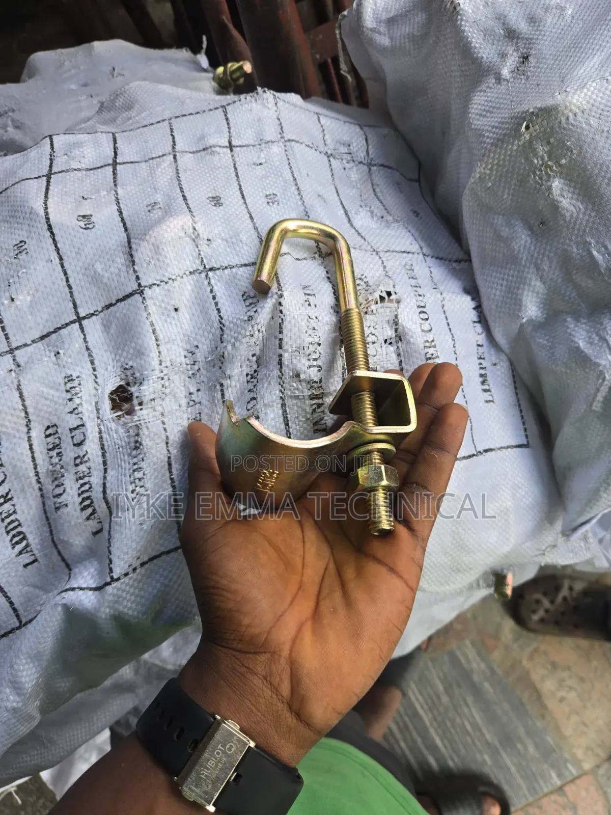 Galvanized Steel Scaffolding Ladder Clamps