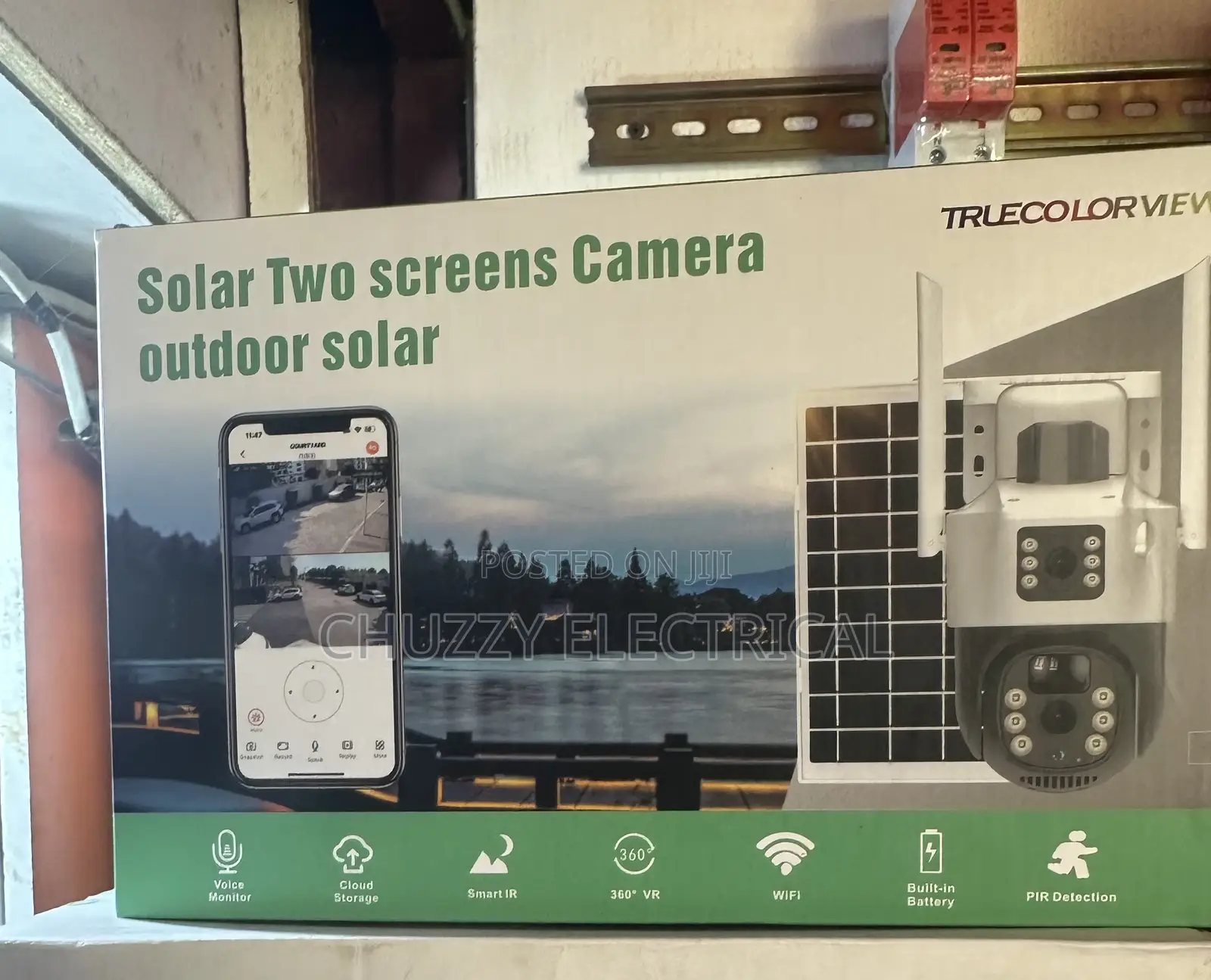Solar Dual-Screen Outdoor Camera
