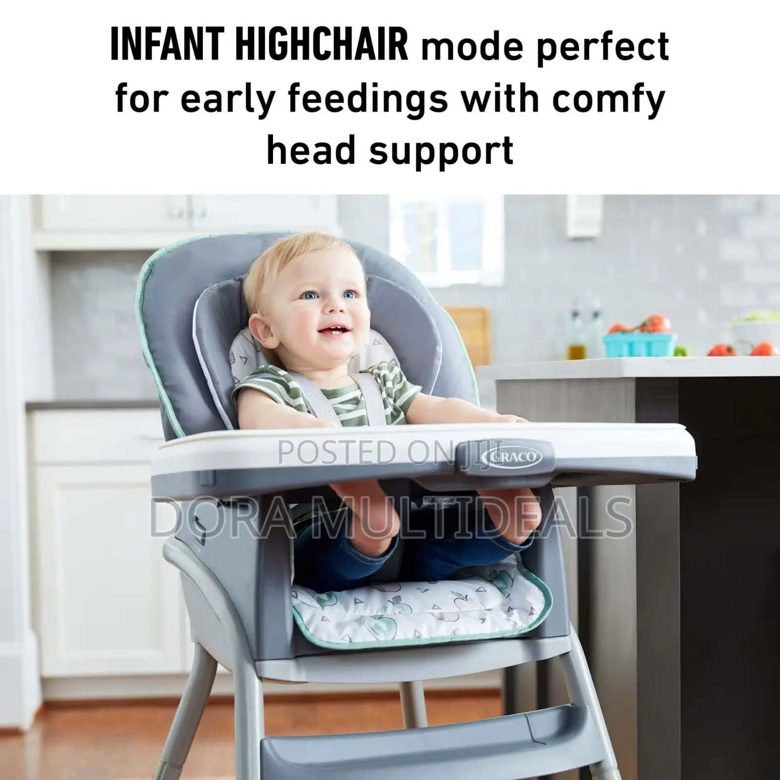 6in1 Graco Table2table Lx Highchair, With Infant Head Support