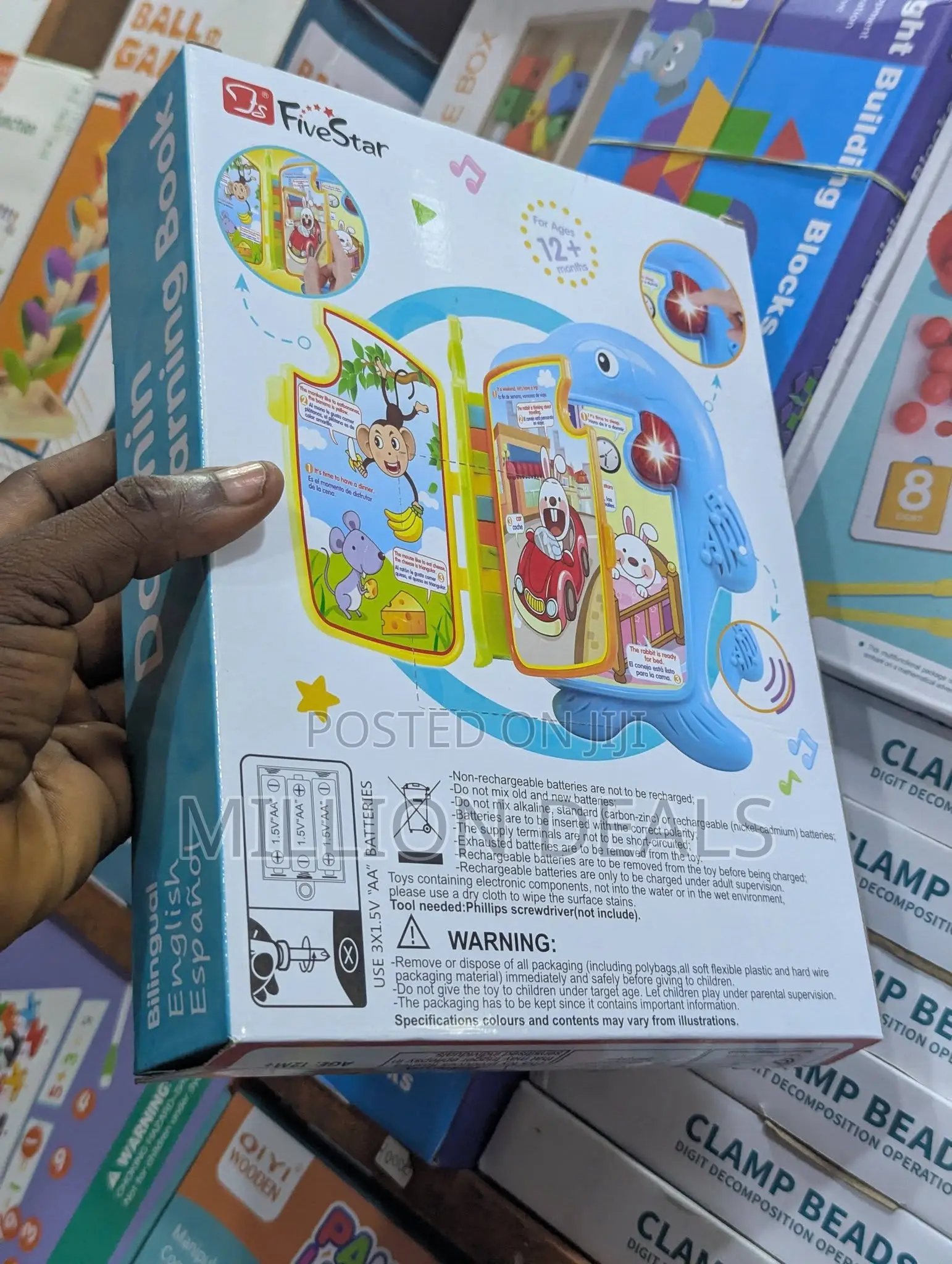 Children Dolphin Learning Book Fun Toy Ages 3+