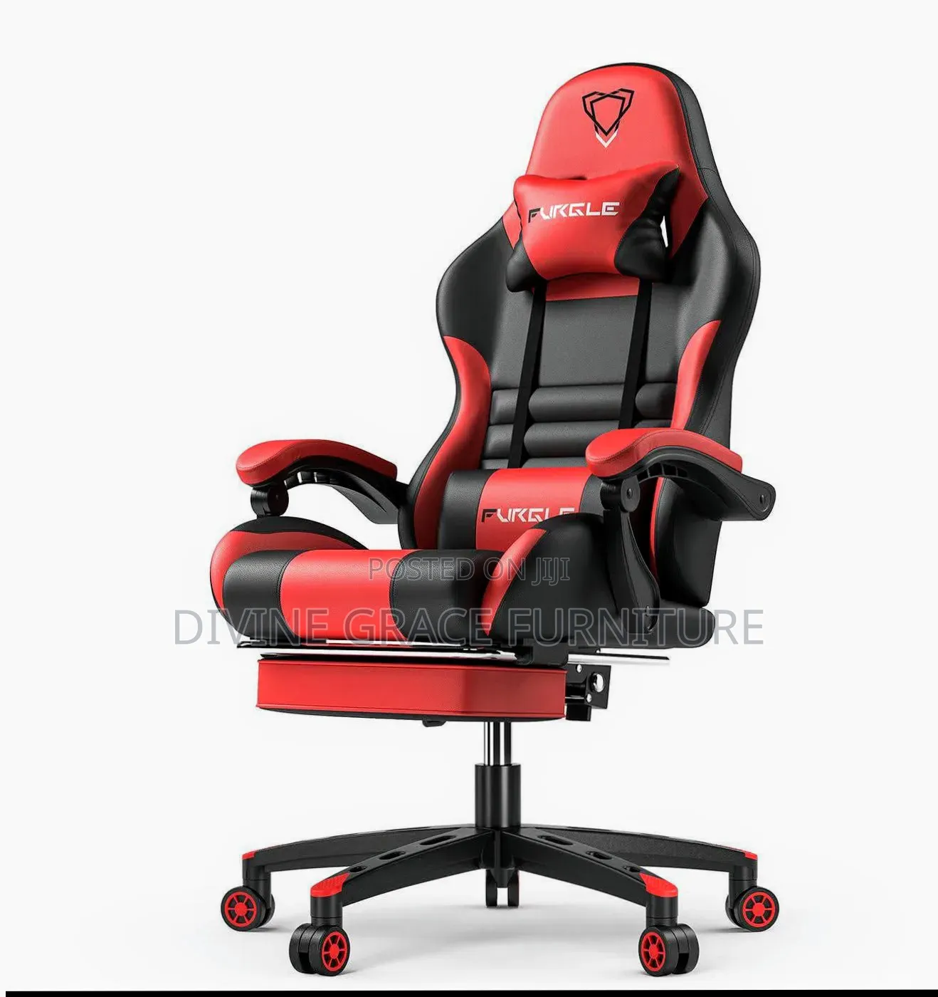 Red and Black Ergonomic Game Chair