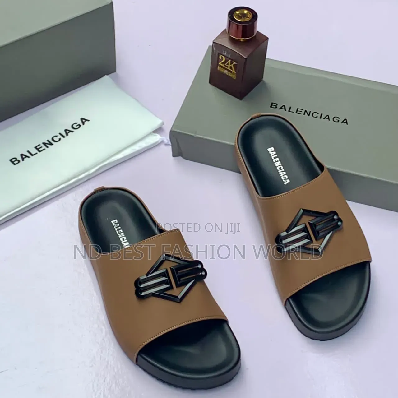 Black Cover Balenciaga Slippers