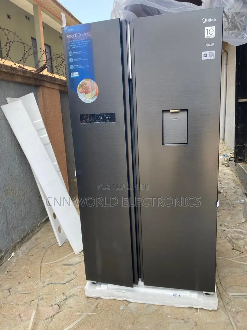High Quality Midea Inverter Side by Side Fridge With Dispenser 460l