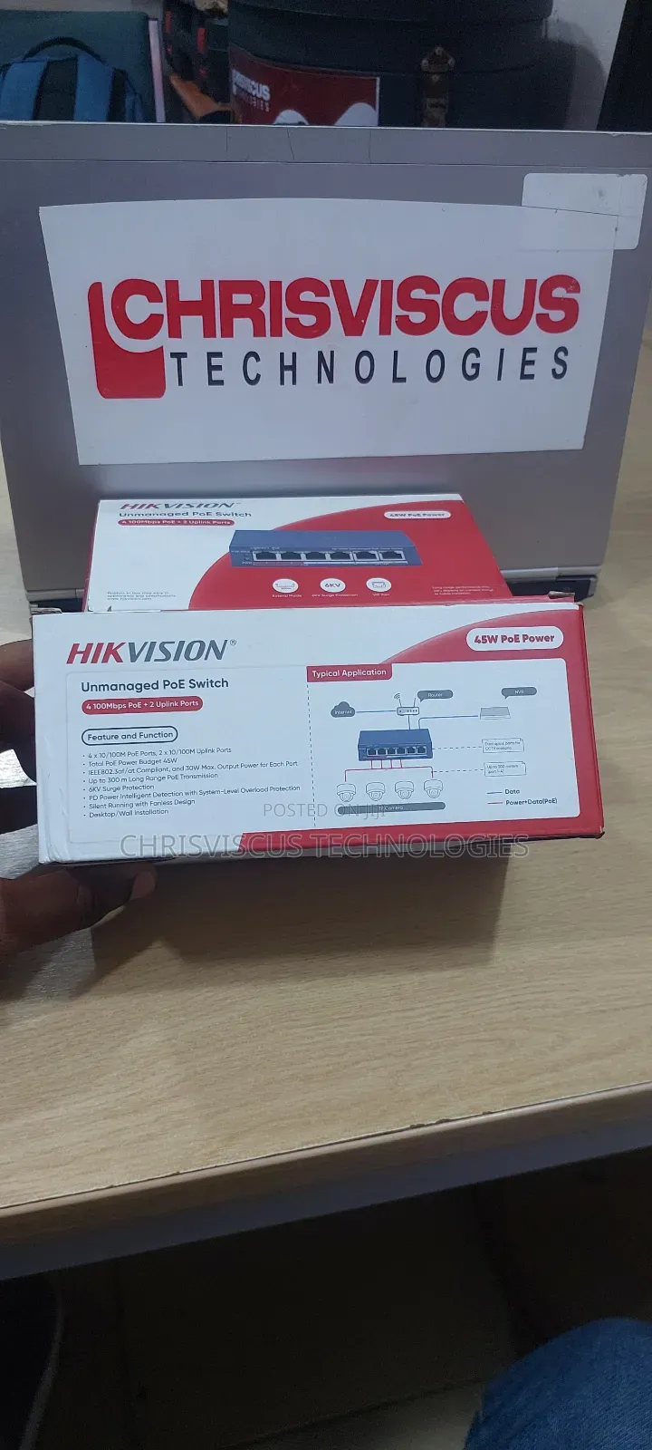 Hikvision 4port Poe+ Network Switch