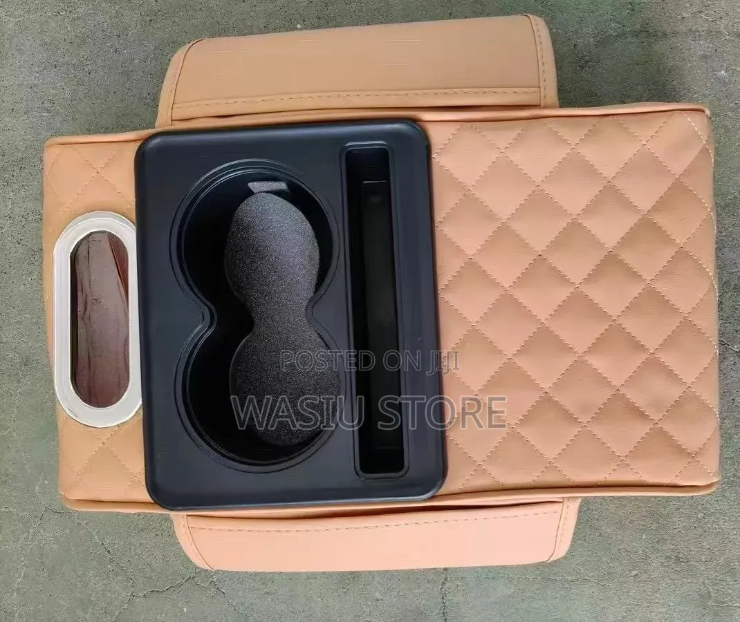 Multi-Functional Car Armrest Organizer and Cushion