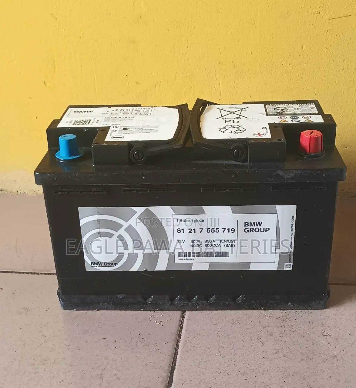 BMW 80ah Agm Battery