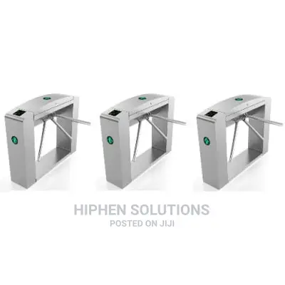 Waist Height Tripod Turnstile Access Control Gate - Set Of 3