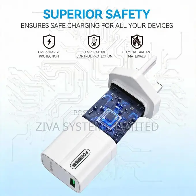 Foomee 12w Fast Charger With Micro Usb Cable – Android Charger
