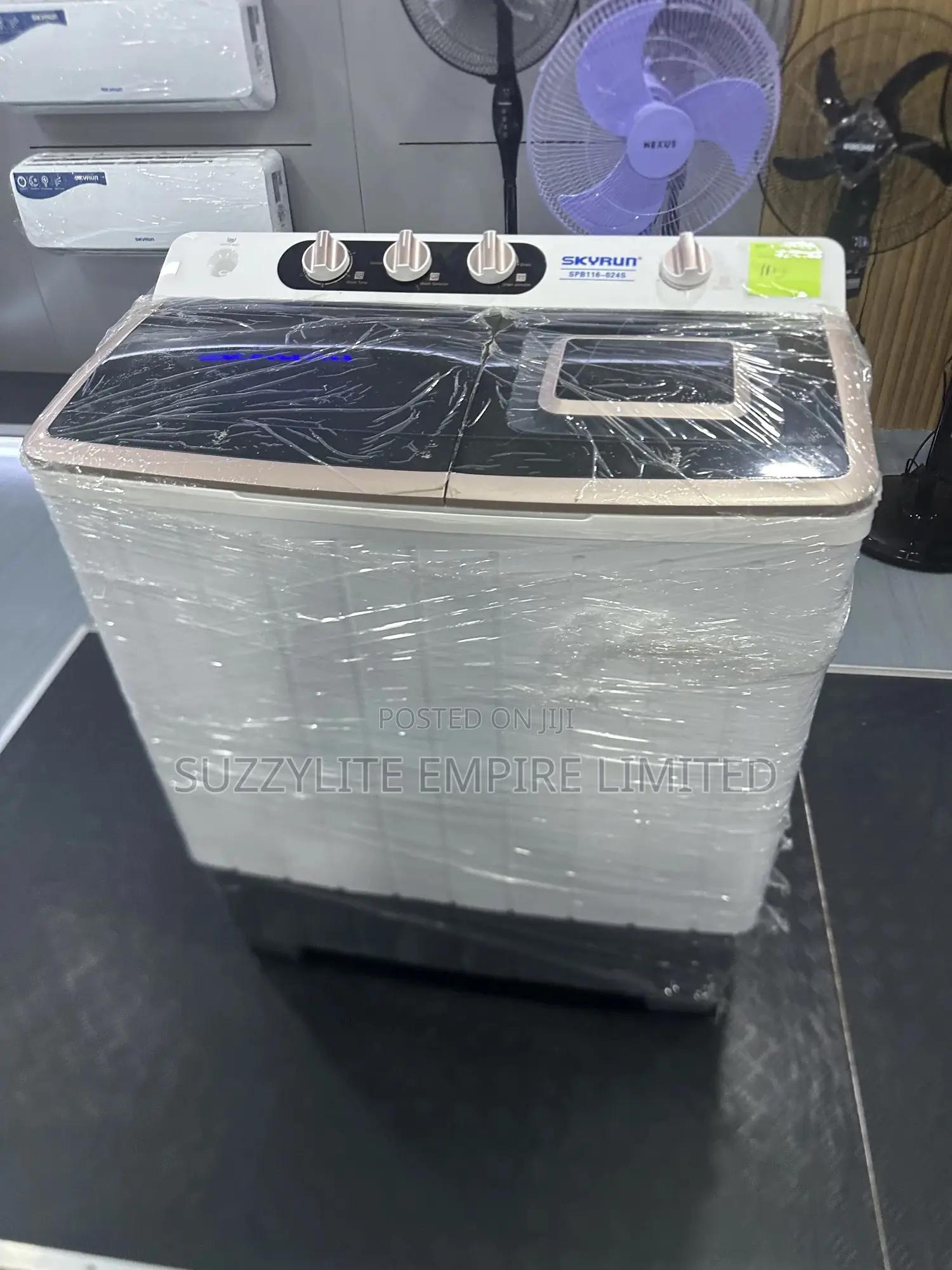 Skyrun 11kg Semi Automatic Washing Machine
