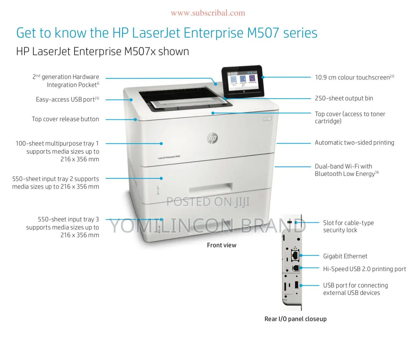 Hp Laserjet Enterprise M507x