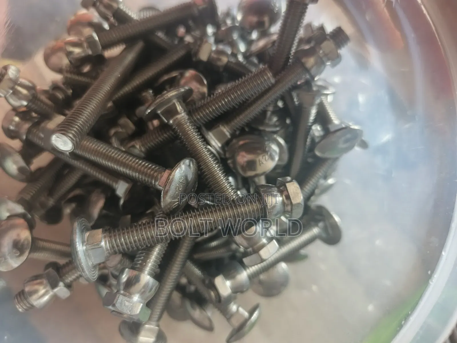 M8*60 Stainless Coach Bolt and Nuts