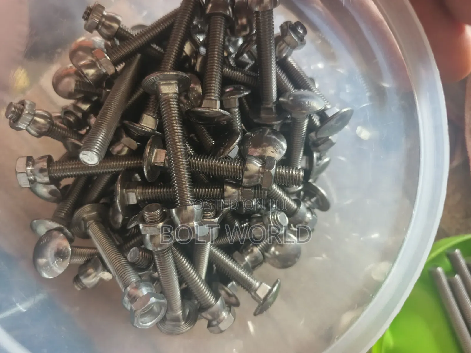 M8*60 Stainless Coach Bolt and Nuts