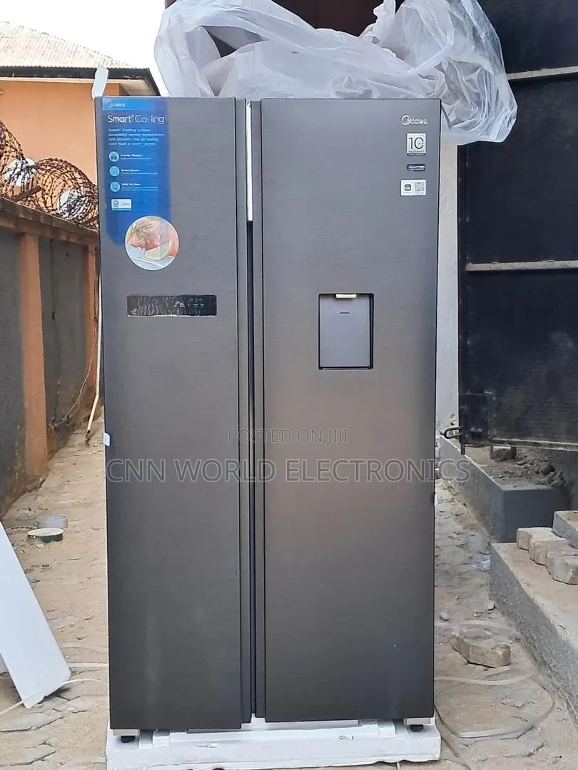 High Quality Midea Inverter Side by Side Fridge With Dispenser 460l